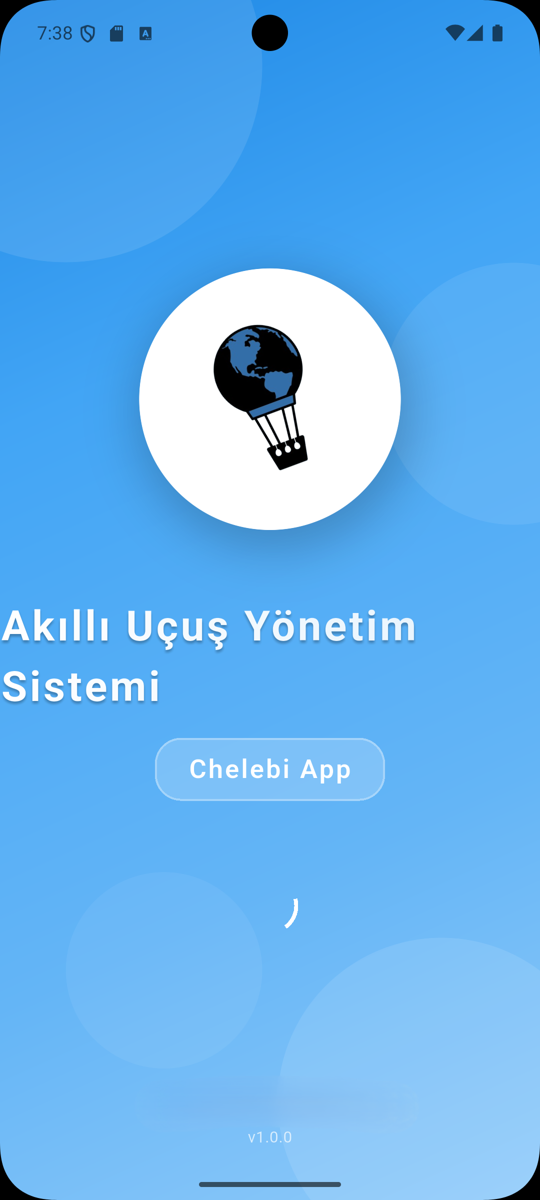 Chelebi app splash screen